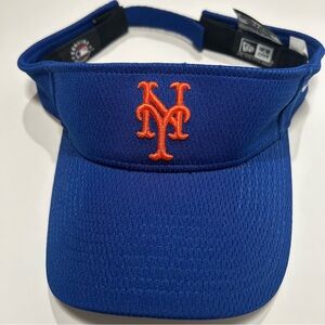 New Era NY Mets Visor Blue Adjustable MLB